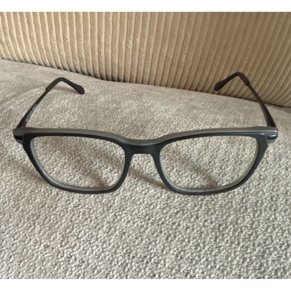VENETO VVA274 Gray Rectangle Full Rim Plastic Eyeglass Frame 53-18-140